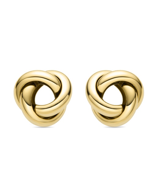 Pendientes acabado oro 18k