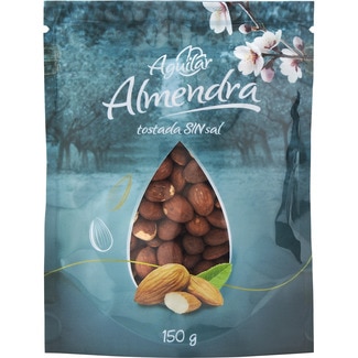 AGUILAR almendras tostadas sin sal sin gluten bolsa 150 g