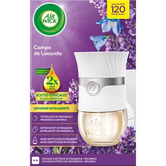 AIR WICK Lavender Field smart diffuser electric air freshener with essential oils apparatus + refill