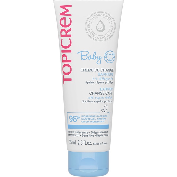 Nappy cream with barrier action that smooths, repairs and protects tube 75 ml from birth