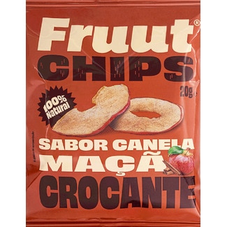 Fruut Maçã Crocante com sabor Canela embalagem 20 g
