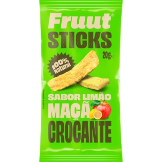 Fruut Chips Maçã sabor Limão embalagem 20 g