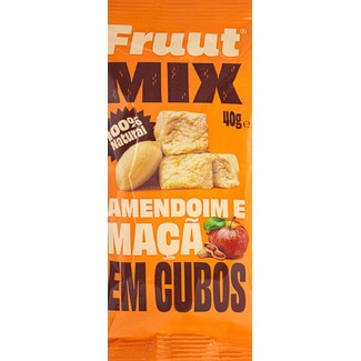 Fruut Mix Amendoim e Maçã aos Cubos embalagem 40 g