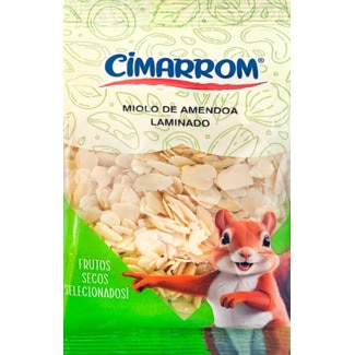 Cimarrom Miolo de Amêndoa Laminado embalagem 100 g