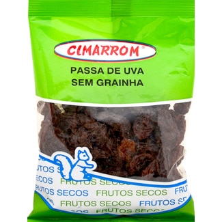 Cimarrom Passas Uvas Pretas sem Grainha embalagem 150 g