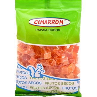 Cimarrom Papaia em Cubos embalagem 150 g