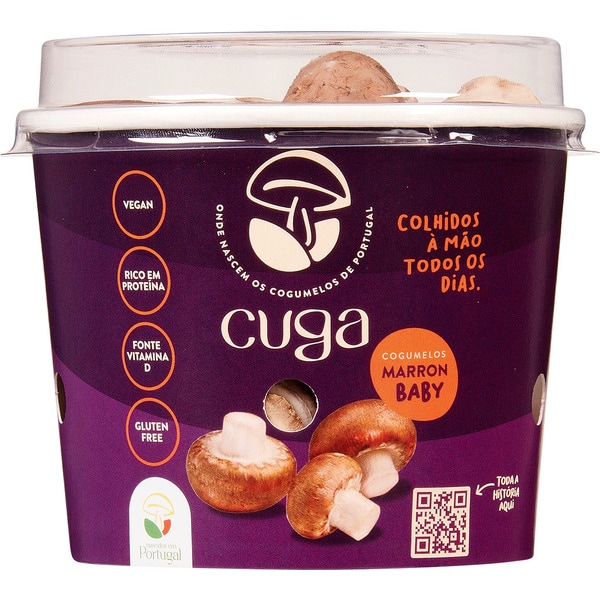 Cogumelos Marron Baby Button embalagem 180 g