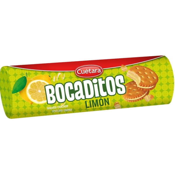 Bolachas Recheadas com Limão embalagem 150 g