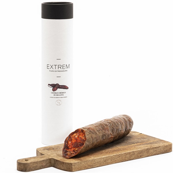 Ibérico-Chorizo aus der Eichelmast mit festem Naturdarm Stück 500 g