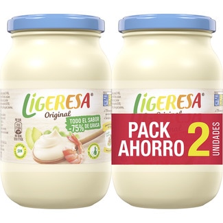 LIGERESA salsa ligera pack 2 frasco 210 ml
