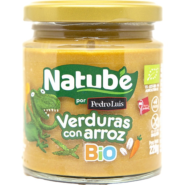 Bio-Babynahrung Gemüse mit Reis glutenfrei ab 6 Monaten Behälter 220 g