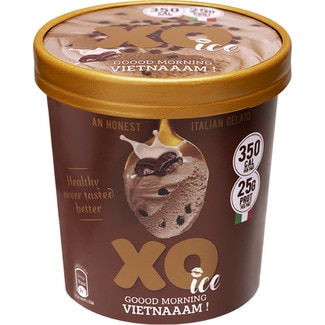 XO ICE Eis mit Kaffeeproteinen aus Vietnam Becher 473 ml