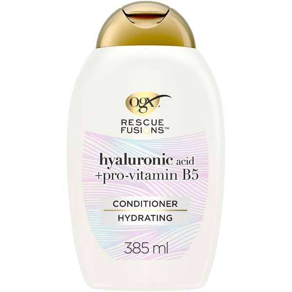 Rescue Fusions moisturising conditioner with hyaluronic acid and pro-vitamin B5 flask 385 ml