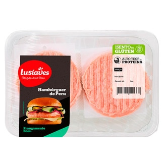 Lusiaves Hamburguer Perú 4 UN embalagem 460 g