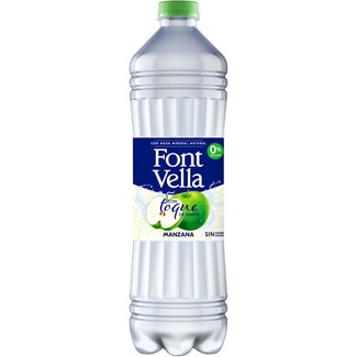 FONT VELLA SENSACION agua mineral natural con sabor manzana sin azúcar botella 1,15 l