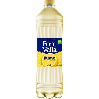 LA LIMONADA DE FONT VELLA limonada agua mineral natural con zumo de limón original botella 1,15 l