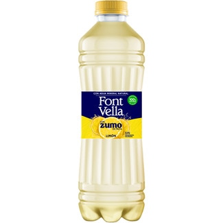 FONT VELLA Natürliches Mineralwasser mit Zitronensaft Original Flasche 50 cl