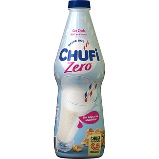 CHUFI Zero sugar tiger nut horchata PDO Chufa de Valencia, Lactose-free Gluten-free bottle 1 l