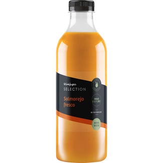 EL CORTE INGLES SELECTION salmorejo fresco con aceite de oliva virgen extra y vinagre DOP de Jerez botella 1 l