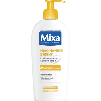 MIXA Körperlotion Niacinamide Bright für trockene und matte Haut Flacon 250 ml