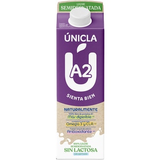 precios Unicla Leche Semidesnatada Sin Lactosa Brik 1 L en Hipercor
