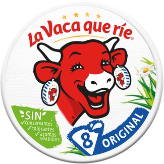 LA VACA QUE RIE queso fundido Original 8 porciones caja 125 g