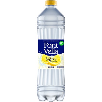 FONT VELLA SENSACION agua mineral natural con sabor limón sin azúcar botella 1,15 l