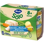 Gläschen Seehechttopf in Marinara-Sauce ab 8 Monaten, 2er-Pack Verpackungen 190 g