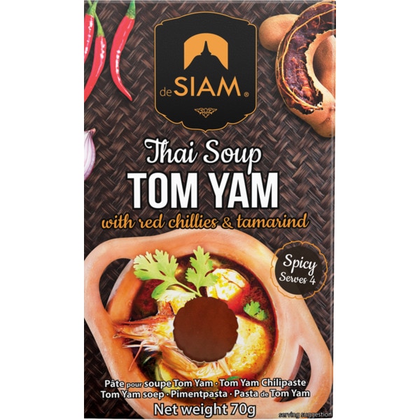 Pasta de Caril Tom Yam embalagem 70 g