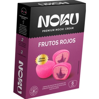 Noku Mochi Creme Gelado de Frutos Vermelhos embalagem 210 g