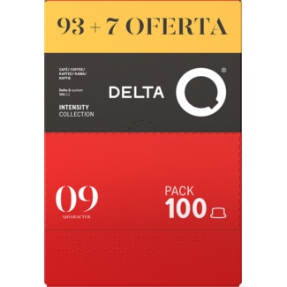Delta Q Cápsulas de Café Qharacter 93+7 embalagem 100 unidades