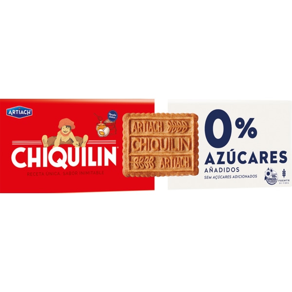 Bolachas 0% Açúcares Adicionados embalagem 175 g