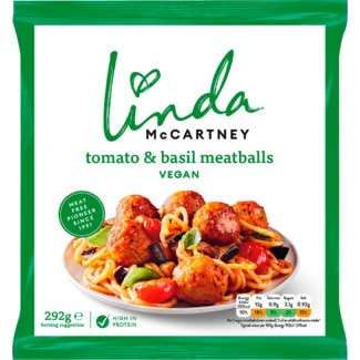 Lindamccartney Almondegas Vegetarianas de Tomate e Manjericão embalagem 292 g