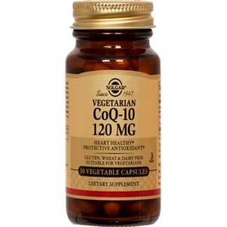 Solgar Cápsulas Vegetarian CoQ-10 120MG embalagem 30 unidades