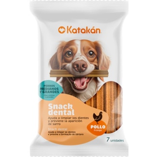 Katakán Snack para Cão Dental 7X25g embalagem 175 g