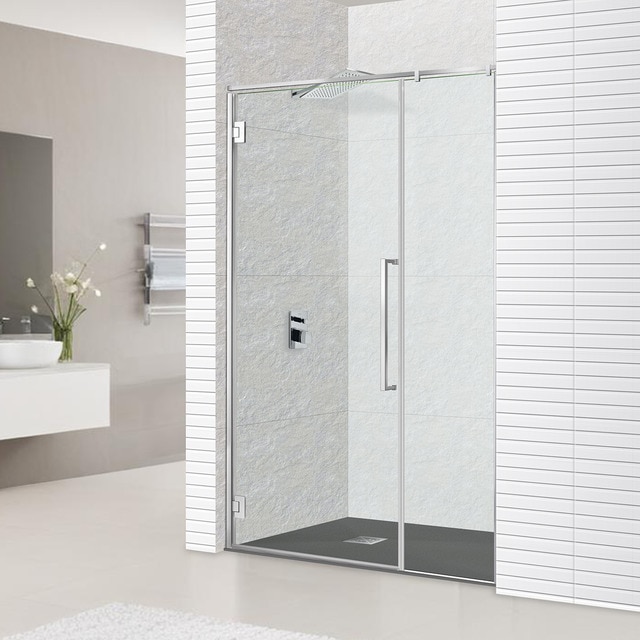 Imagen de Ibermampara Orión Mampara 1P+F 8 mm 198 cm 🚿 en OfertitasTOP