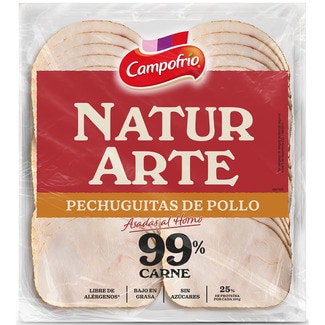CAMPOFRIO NaturArte sliced oven-roasted chicken breast 99% meat low-fat container 90 g sugar-free