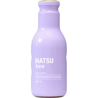 HATSU refresco de té blanco con aroma a flor de cerezo con edulcorante sin calorías botella 400 ml