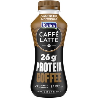 KAIKU Caffé Latte protein Cappuccino 100% Arabica coffee bottle 330 ml