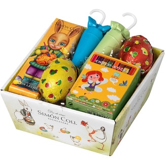 Cesta mediana de chocolatinas de Pascua sin gluten unidad 88 g - Simon Coll