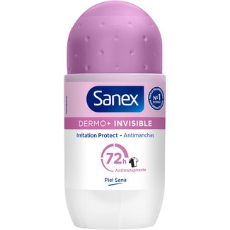 SANEX Roll-on Deo Dermo + Invisible gegen weiße Rückstände 72h antitranspirant Unisex Behälter 50 ml