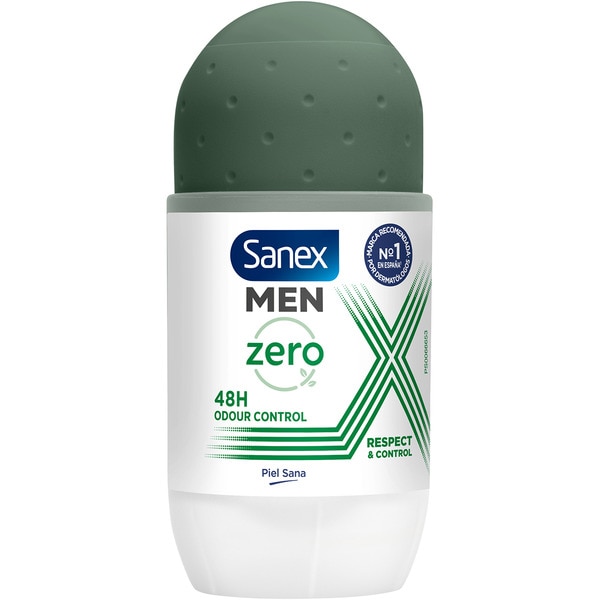 Roll-on Deo Zero% Respect & Control 48h Behälter 50 ml 0% Alkohol und Aluminiumsalze