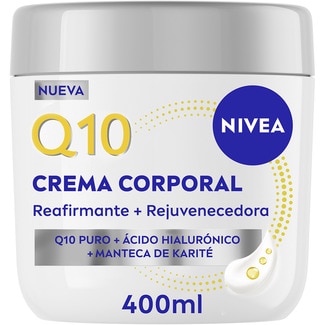 NIVEA Q10 crema corporal reafirmante + rejuvenecedora 72h de hidratación Schale 400 ml