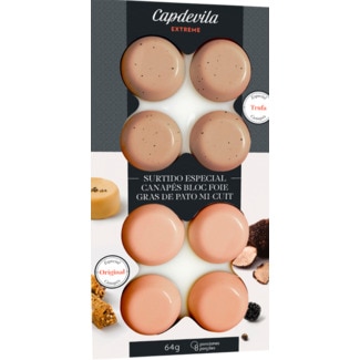 Capdevila Sortido Foie Original Trufa embalagem 64 g