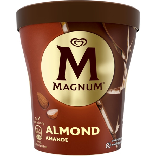 Gelado com Amêndoas embalagem 440 ml