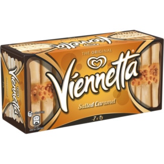 Viennetta Gelado Caramelo Salgado embalagem 650 ml