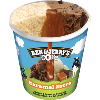 Ben & Jerry's Gelado Karamel Sutra embalagem 465 ml