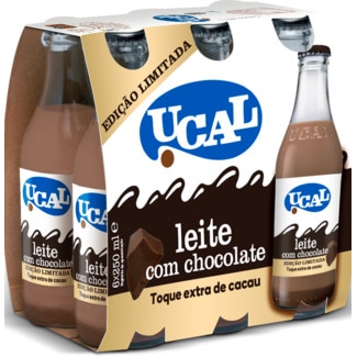 Ucal Leite com Chocolate Pack 6 unidades embalagem 250 ml