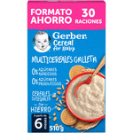 multi-grain baby food with iron, wholegrain cereals and no added sugar ages 6+ months case 510 g economy pack