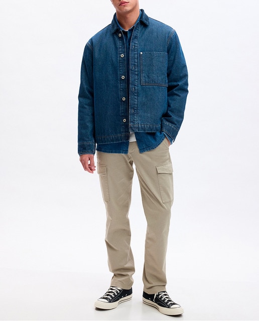 Pantalón cargo de hombre slim fit